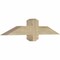 Ekena Millwork Eugene Rough Sawn Timber Gable Bracket, Douglas Fir, 36"W x 7"H x 4"D x 4"F, 5/12 Pitch GBW036X07X0404EUG00RDF - alternate 5